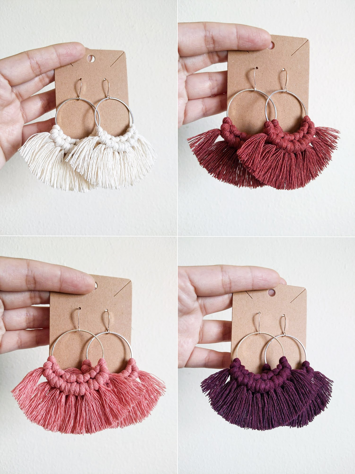 FRINGE Macrame Earrings